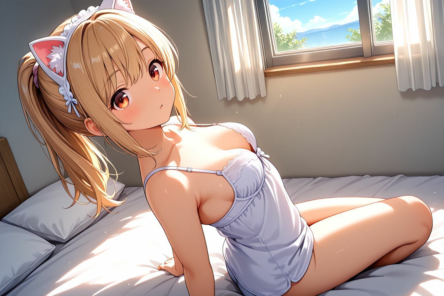 サンプル画像6:ミックスガールズコレクション ちっぱいネコミミメイド喫茶のえっちな裏オプション(ミックスガールズコレクション) [d_566168]