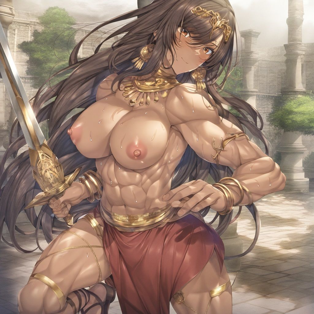 サンプル画像2:古代帝国の闘姫達〜古代帝国に召喚されたら〜(cvhiryuu) [d_566171]