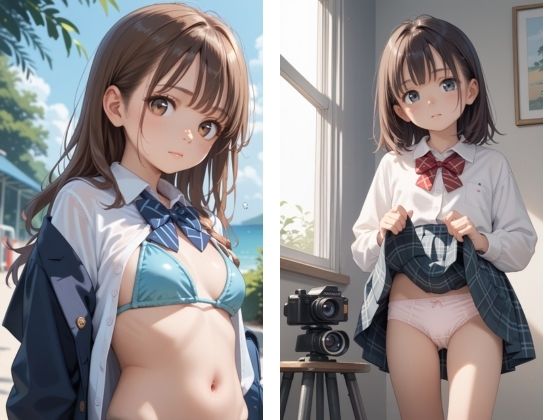 ヤリマン部活女子数珠繋ぎFUCK 画像1