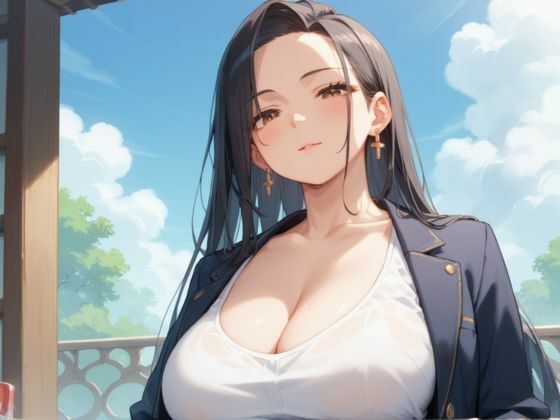 憧れの爆乳先輩に生ハメを教えてもらう1