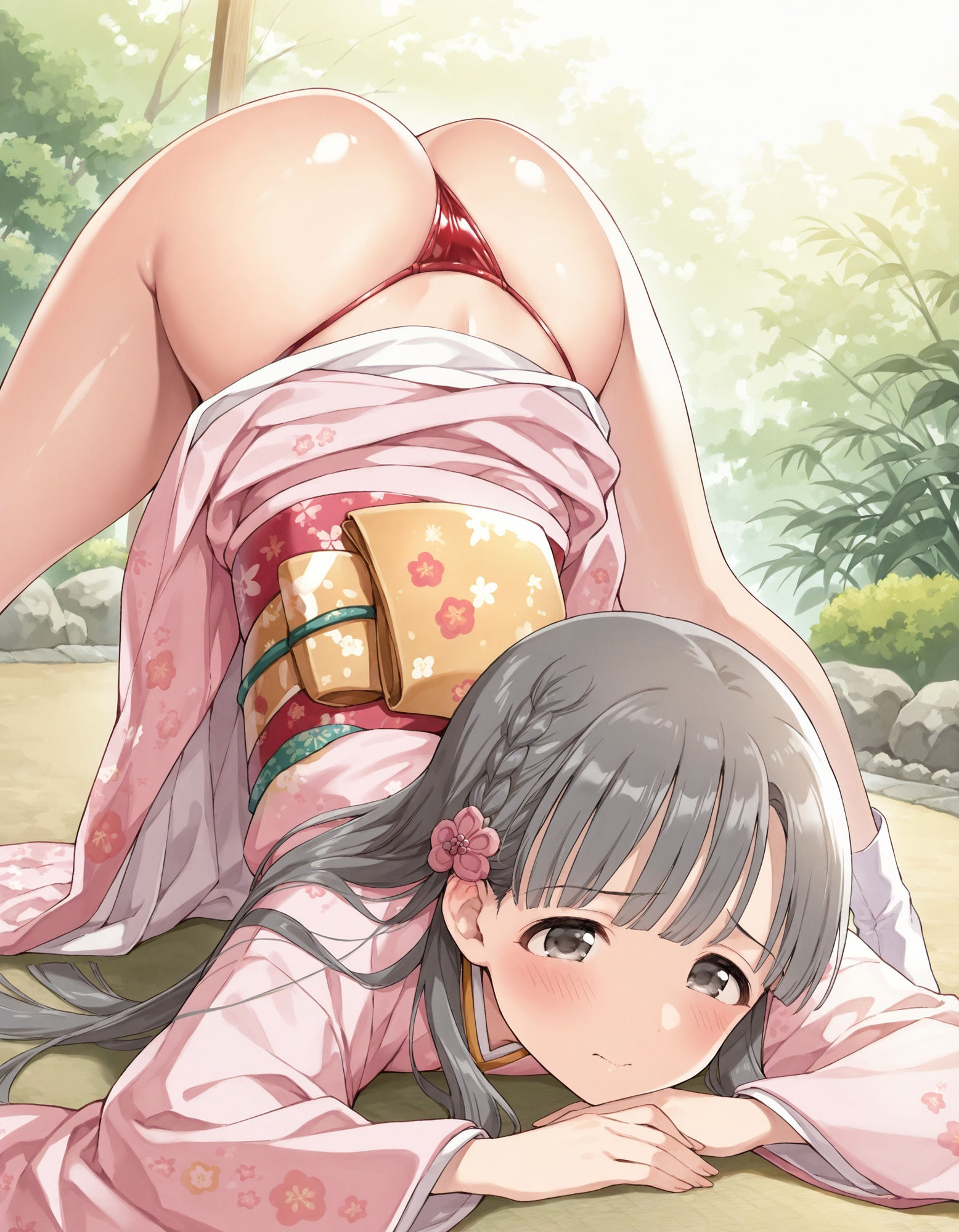 小〇川紗枝のパンチラ〜着物編〜 画像4