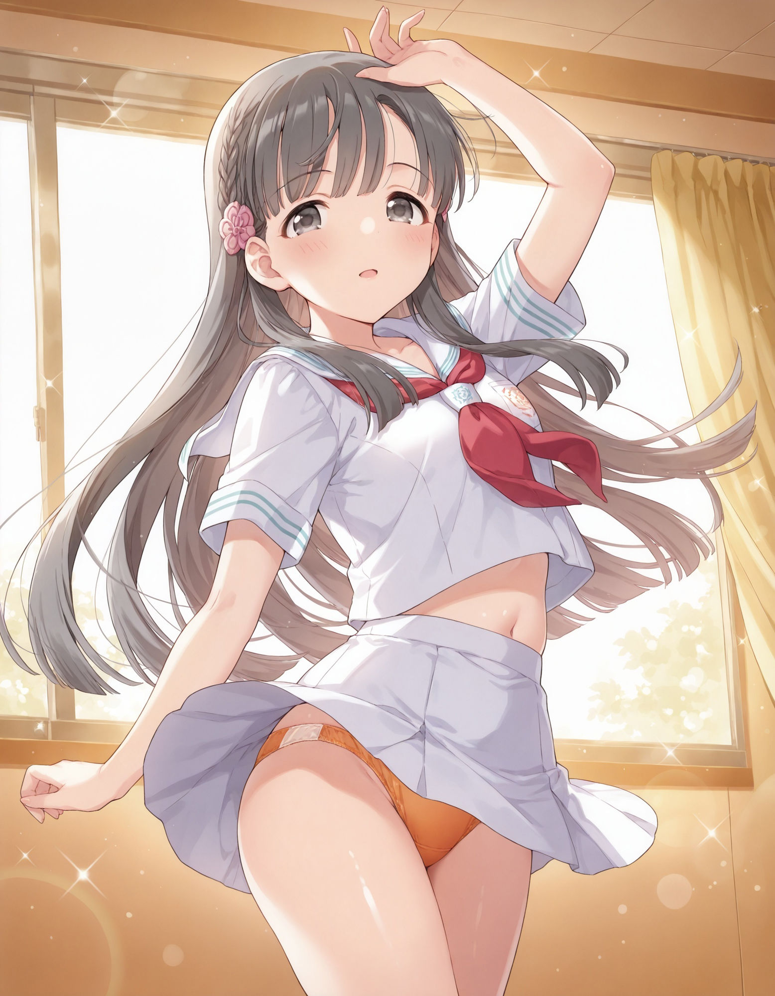 小〇川紗枝のパンチラ〜制服編〜 画像7