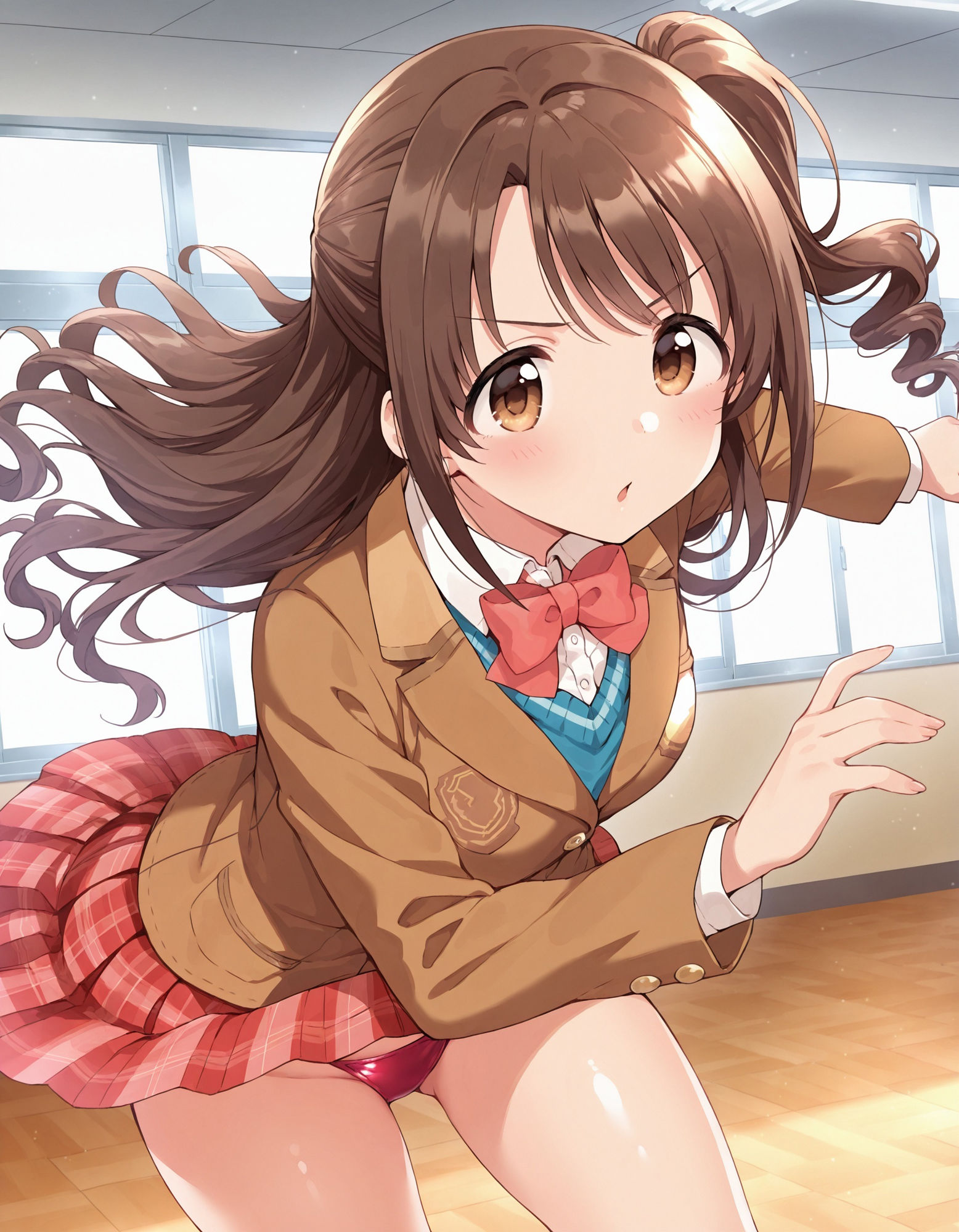 島〇卯月のパンチラ〜制服編〜 画像4