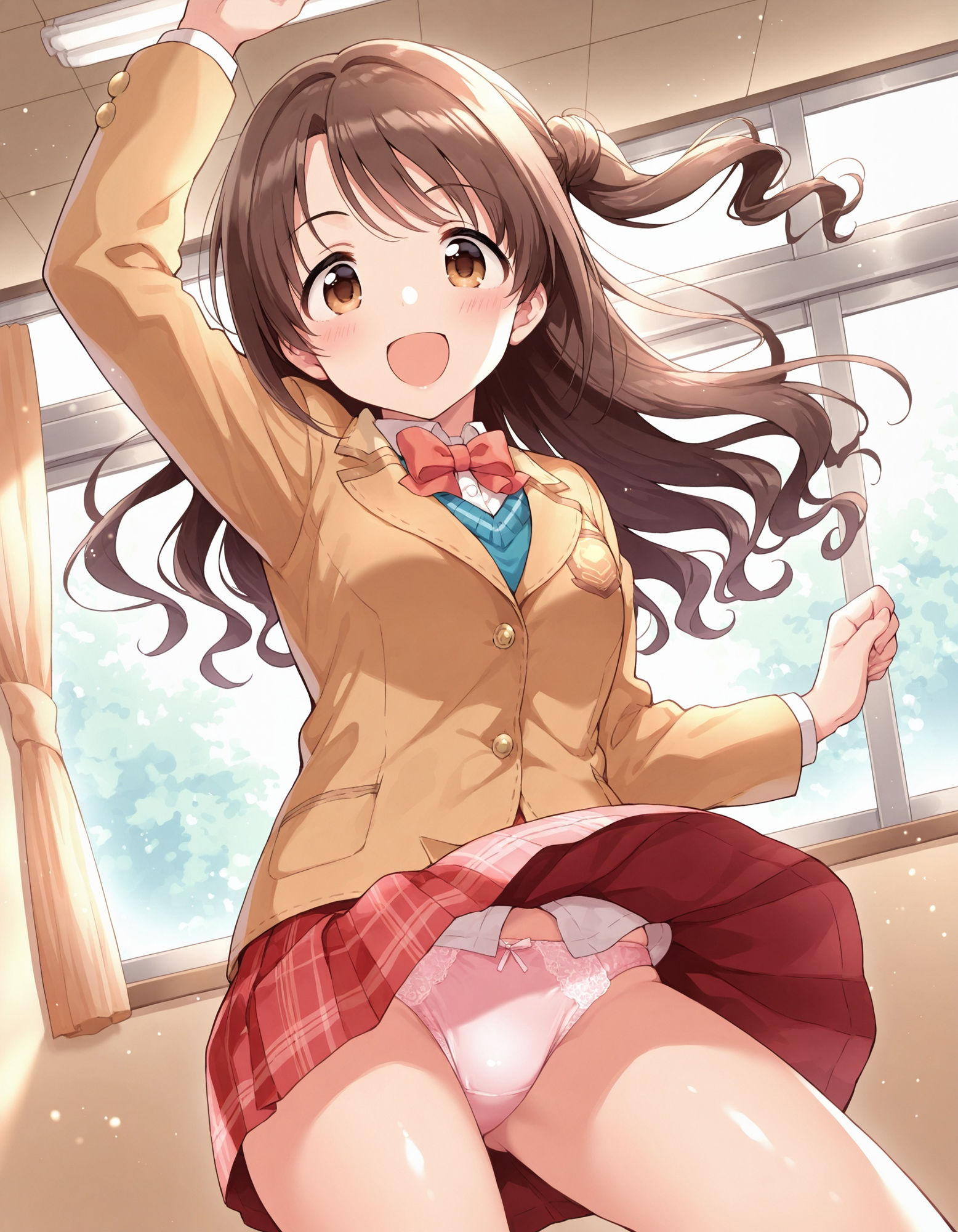 島〇卯月のパンチラ〜制服編〜 画像5