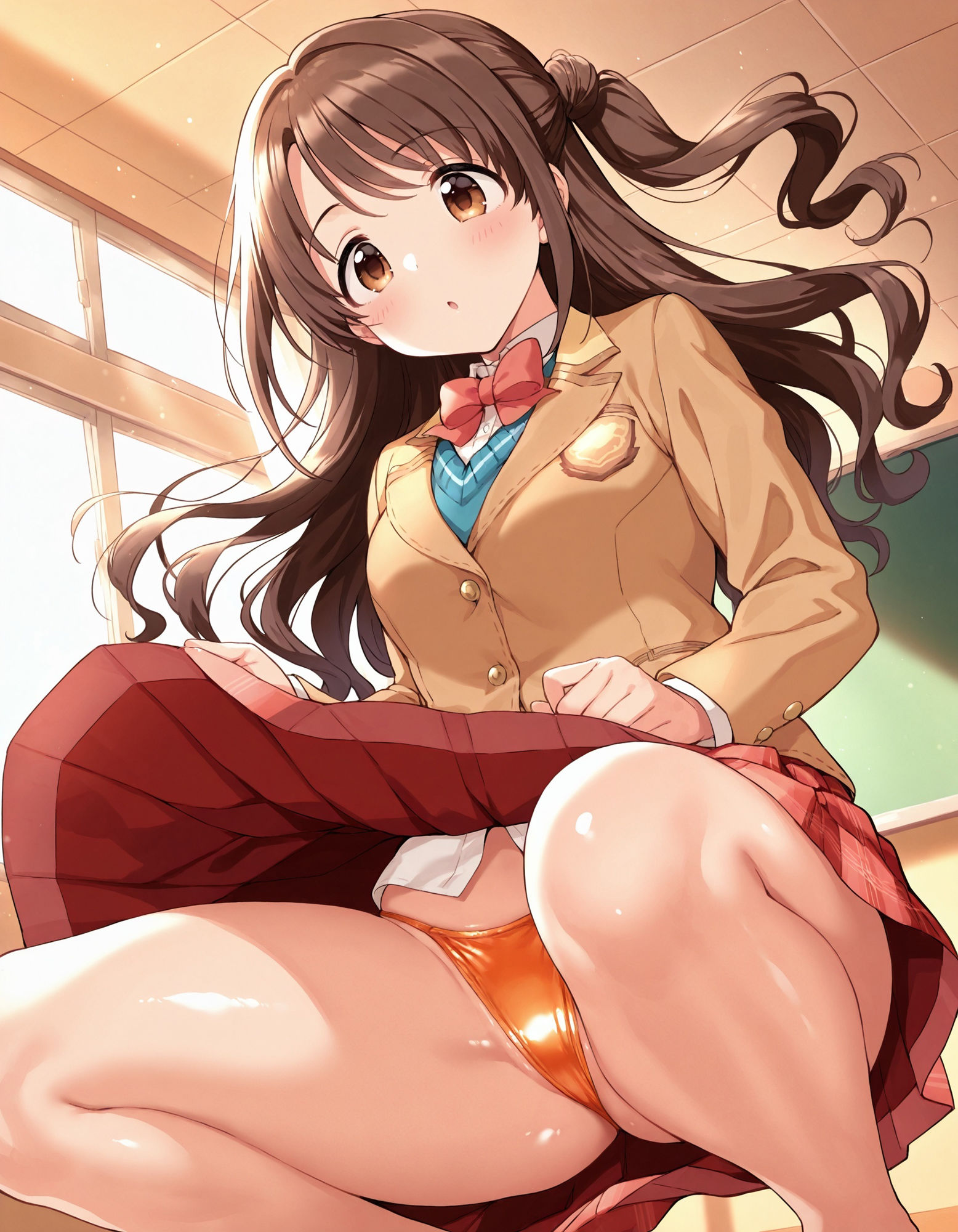 島〇卯月のパンチラ〜制服編〜 画像6