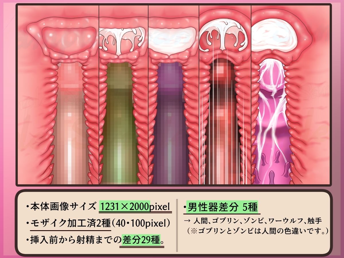 サンプル画像1:差分がいっぱい！断面図(きつねの素材屋さん) [d_566514]