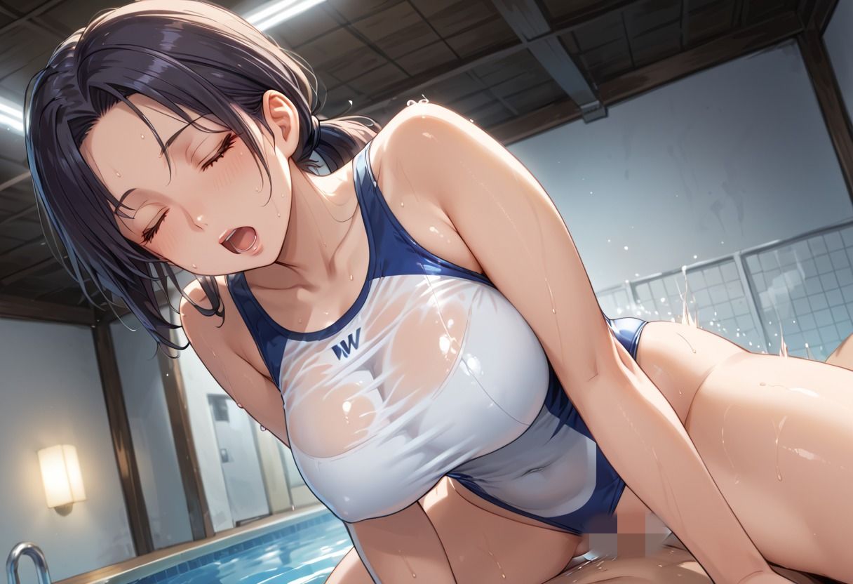 美人妻、水着の奥は君のもの 〜水泳教室のあと、午後3時に始まる秘密〜 画像1