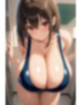 むっちり超乳スク水女子
