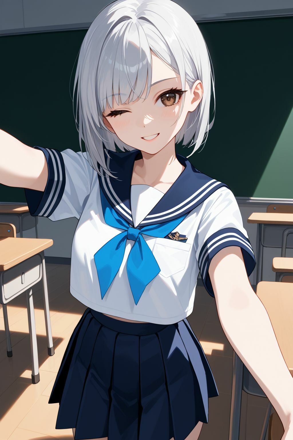 初めてできた彼女との学校生活がエロ過ぎた件 画像1