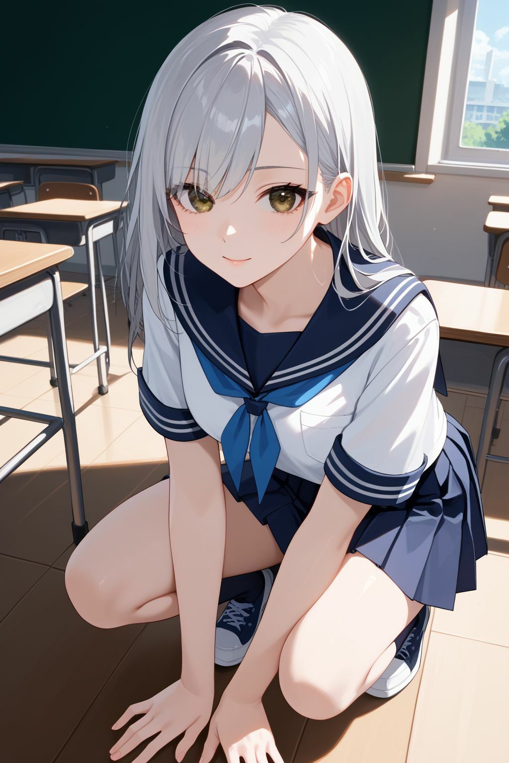 初めてできた彼女との学校生活がエロ過ぎた件 画像2