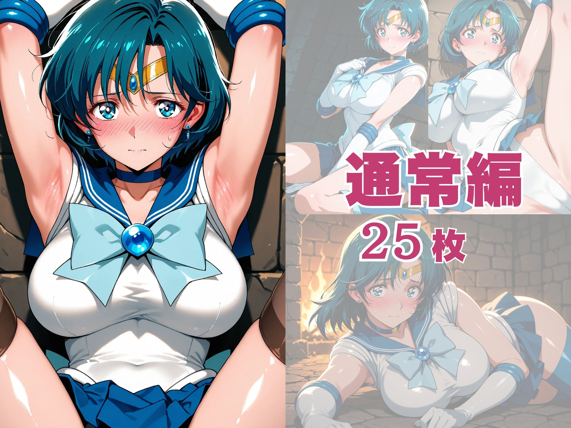 【発情ヒロイン】美少女戦士セー●ーマーキュリー 監獄編 画像7
