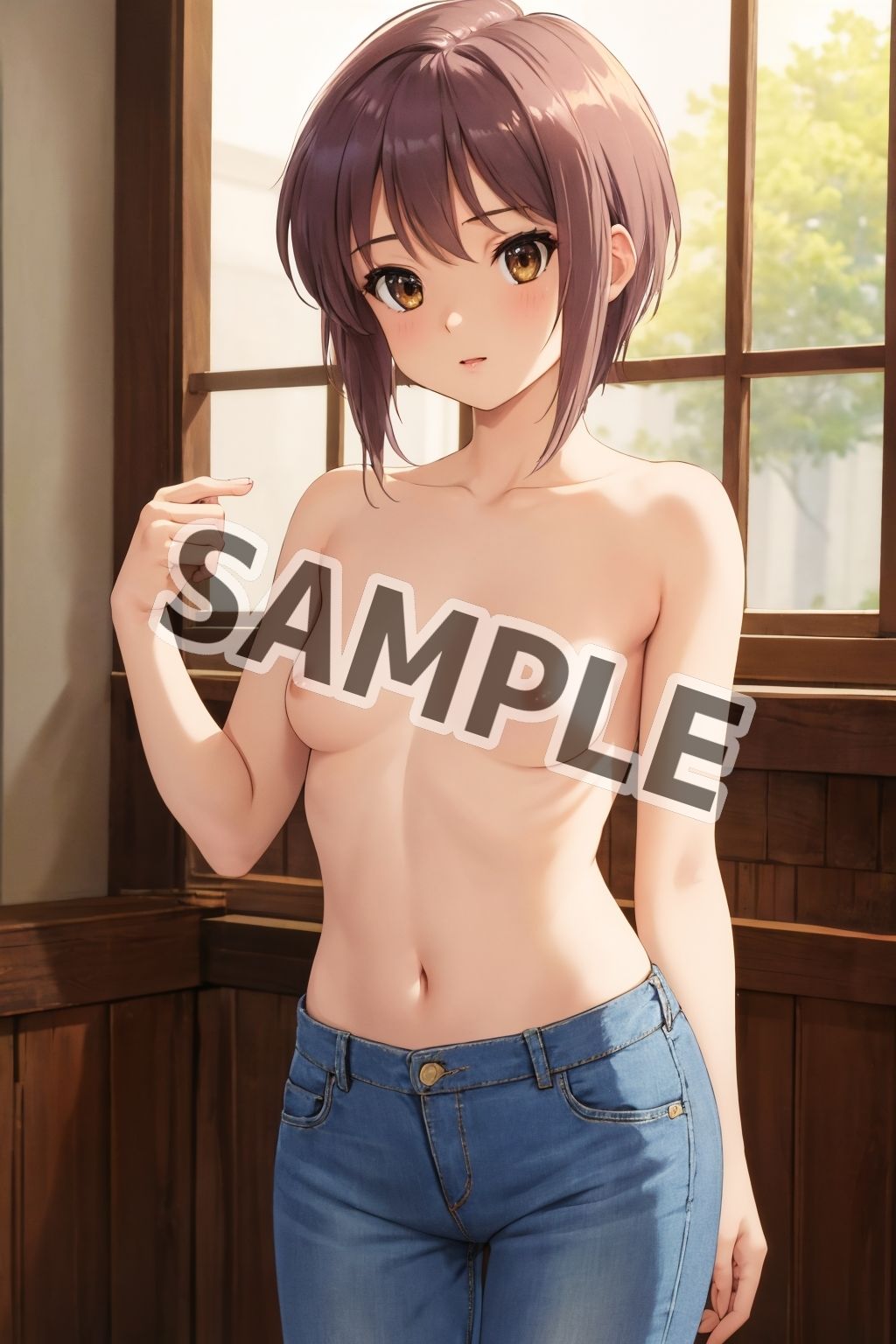 サンプル画像4:SOS姦-涼宮ハ●ヒ達の奉仕活動(アトリエわたあめ) [d_566643]