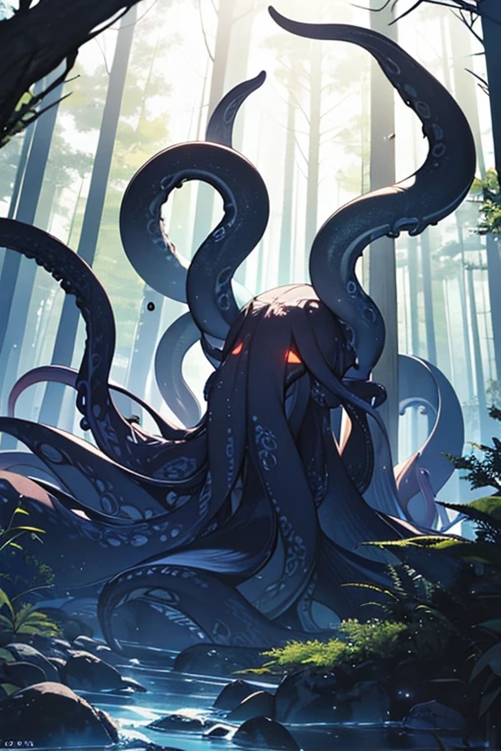 サンプル画像6:眼鏡っ子だけど、触手男に種付けされた(くまとねこ屋) [d_566650]