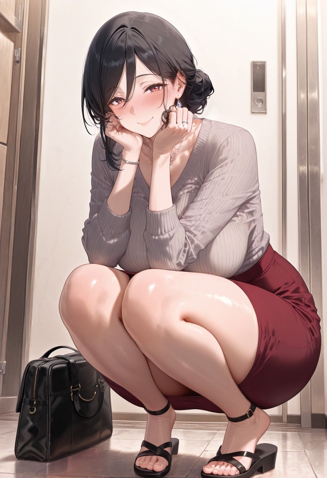 サンプル画像3:欲求不満な爆乳人妻を孕ませてみた(くみん) [d_566762]