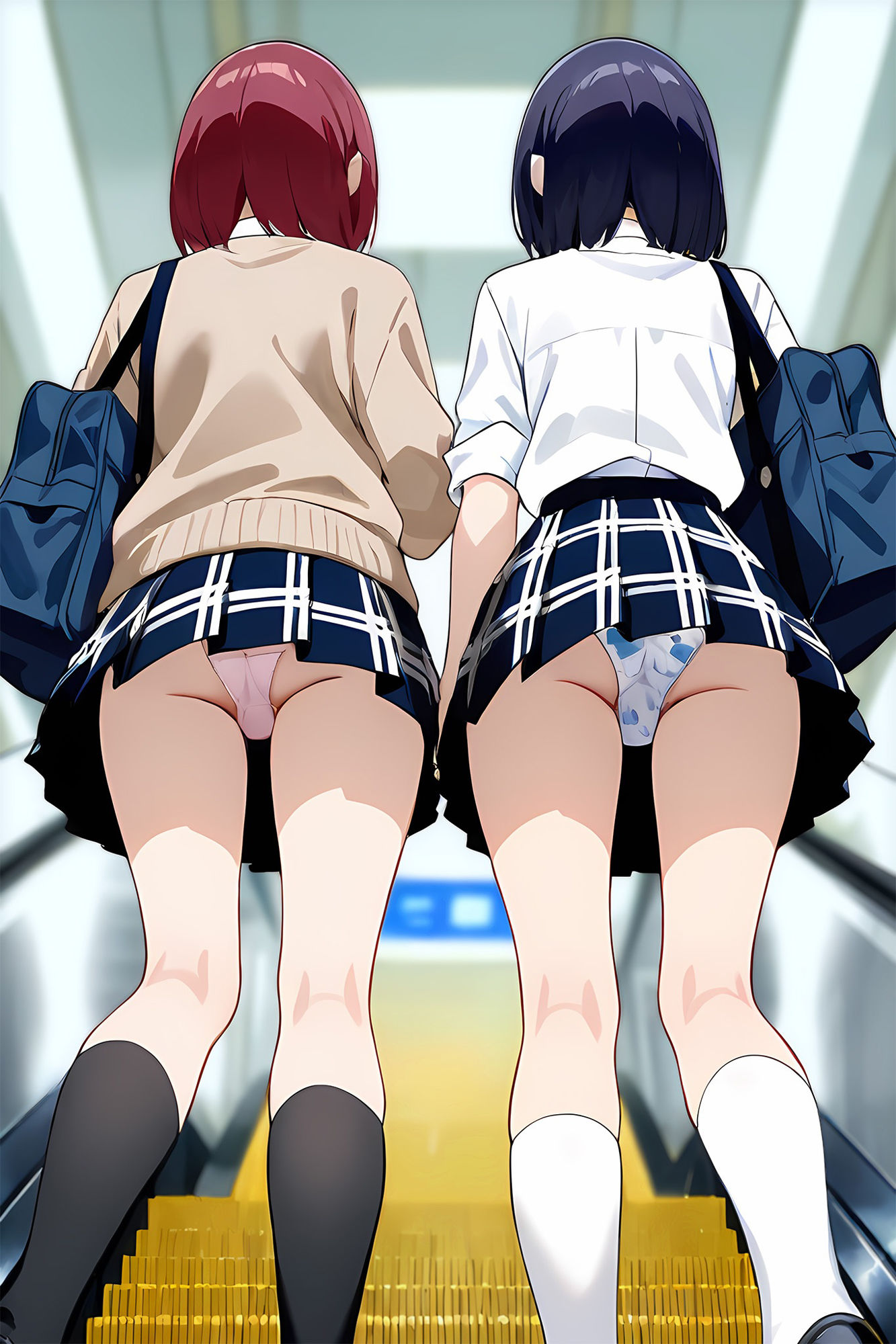 サンプル画像6:ローアングルJKパンツ イラスト集 3(shimin Works) [d_566812]