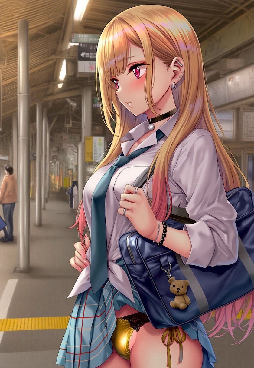 今日のおかず その着せ替え人形は◯をする 喜◯川 海夢〜電車編&路地裏編〜 画像1