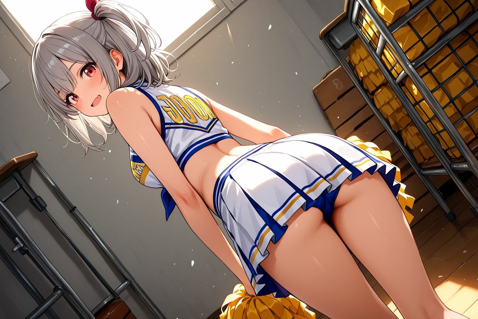 サンプル画像2:ミックスガールズコレクション  美少女チアガールのえっちな応援(えちえち) [d_566937]