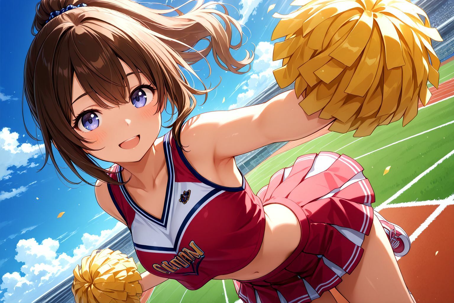 サンプル画像3:ミックスガールズコレクション  美少女チアガールのえっちな応援(えちえち) [d_566937]