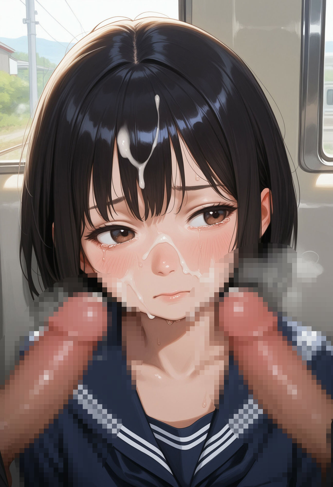 集団電車痴● 画像6