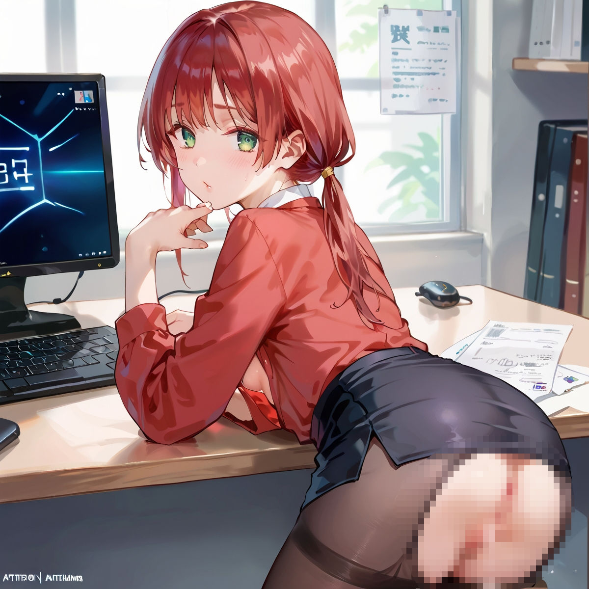 性欲を持て余したOLとデスクで秘密のまぐわひPart54