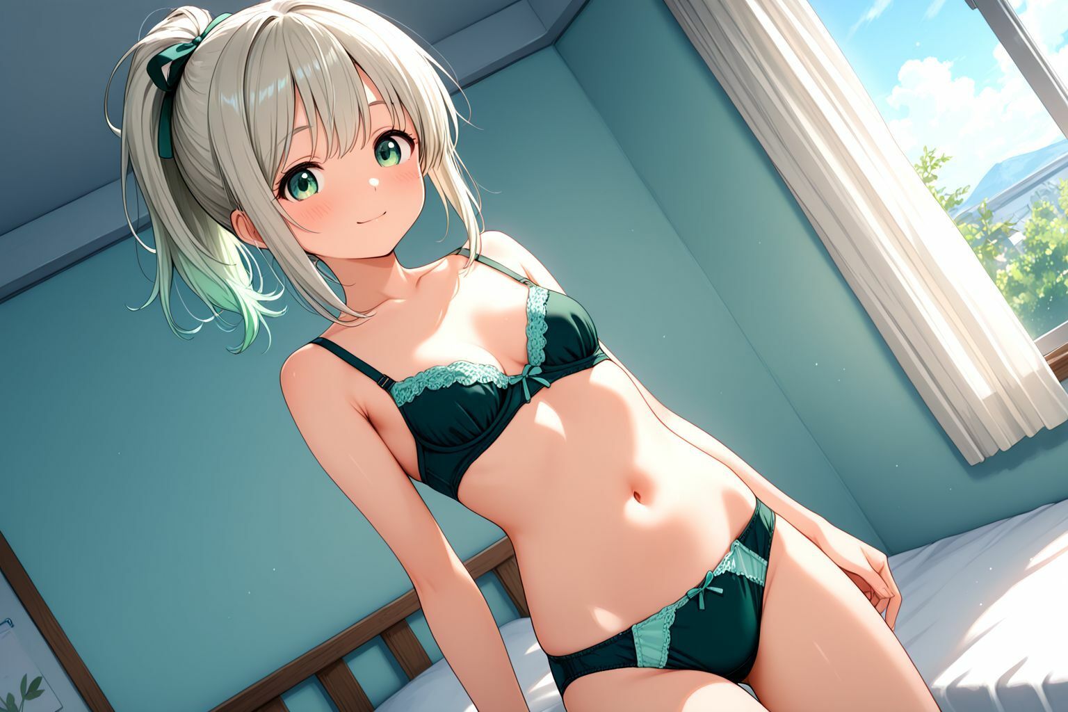 【エロ漫画】ミックスガールズコレクション ちっぱいチアガールのエッチな応援5