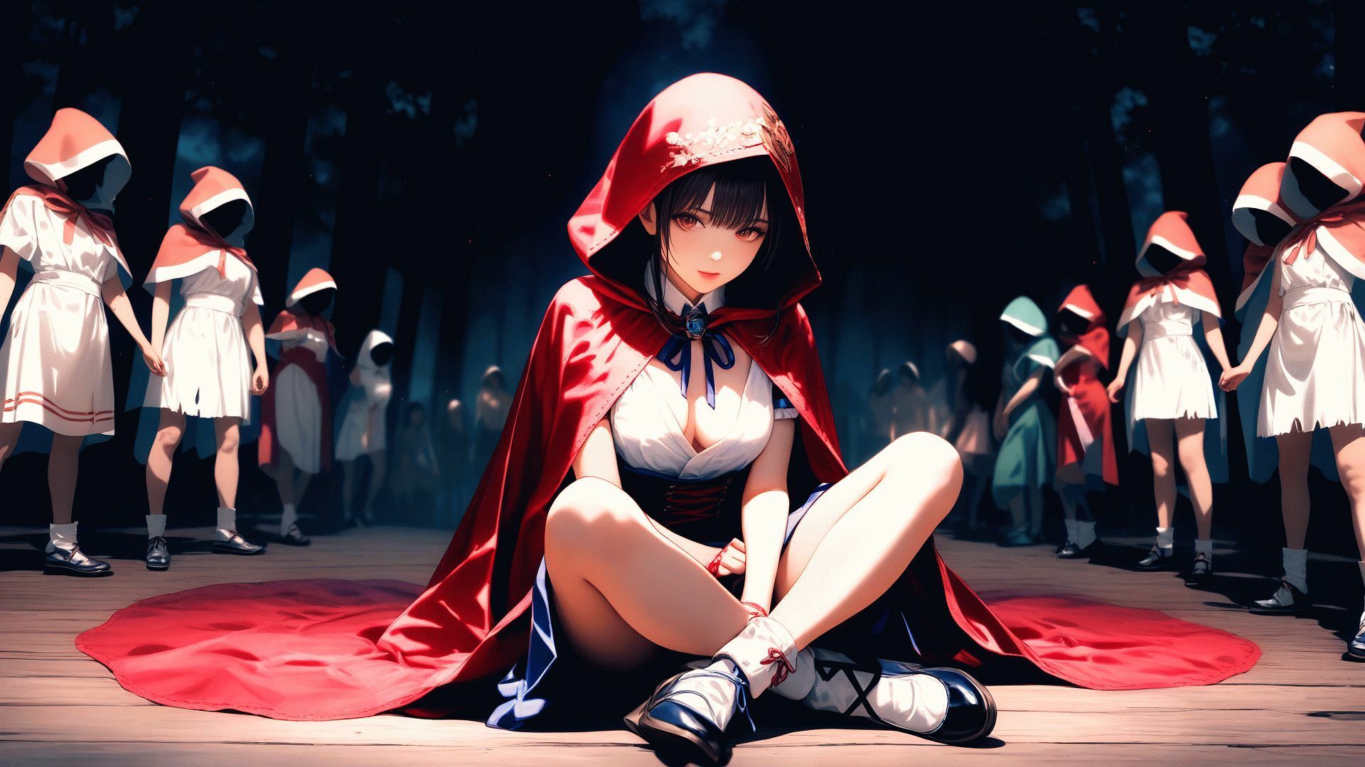 サンプル画像3:赤ずきんと淫魔の森(Gugh Gouf Burgers) [d_566986]