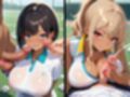 爆乳黒ギャルがテニスコートでやりたい放題！