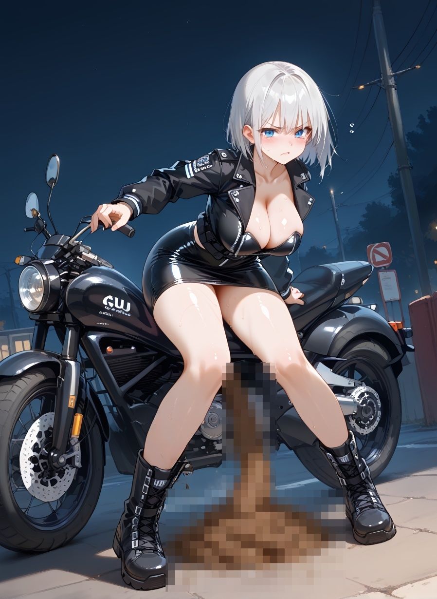 【4K・スカトロ注意】孤高のライダー’ノア’のおもらしCG集 (オリキャラ・92枚) 画像9