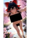 魔理沙は霊夢のえっちな写真を撮りたいようです。vol.52〜春の砂嵐の朝の川編〜