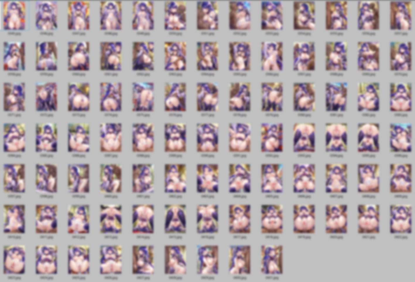 サンプル画像6:CG集 原神 珊瑚宮心海 宵宮 神里綾華 八重神子 雷電将軍(XiatAut) [d_567014]