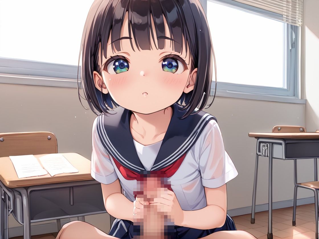 学校で初恋の女の子と初H？ サンプル画像 3