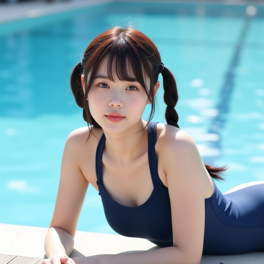 サンプル画像2:水着特化 vol.2 -AIグラビア写真集-(AIグラビア館) [d_567059]