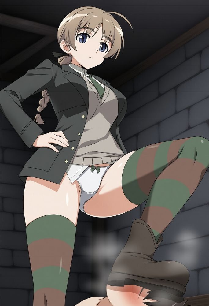 サンプル画像3:顔を靴で踏まれる2(ママだらけ) [d_567081]