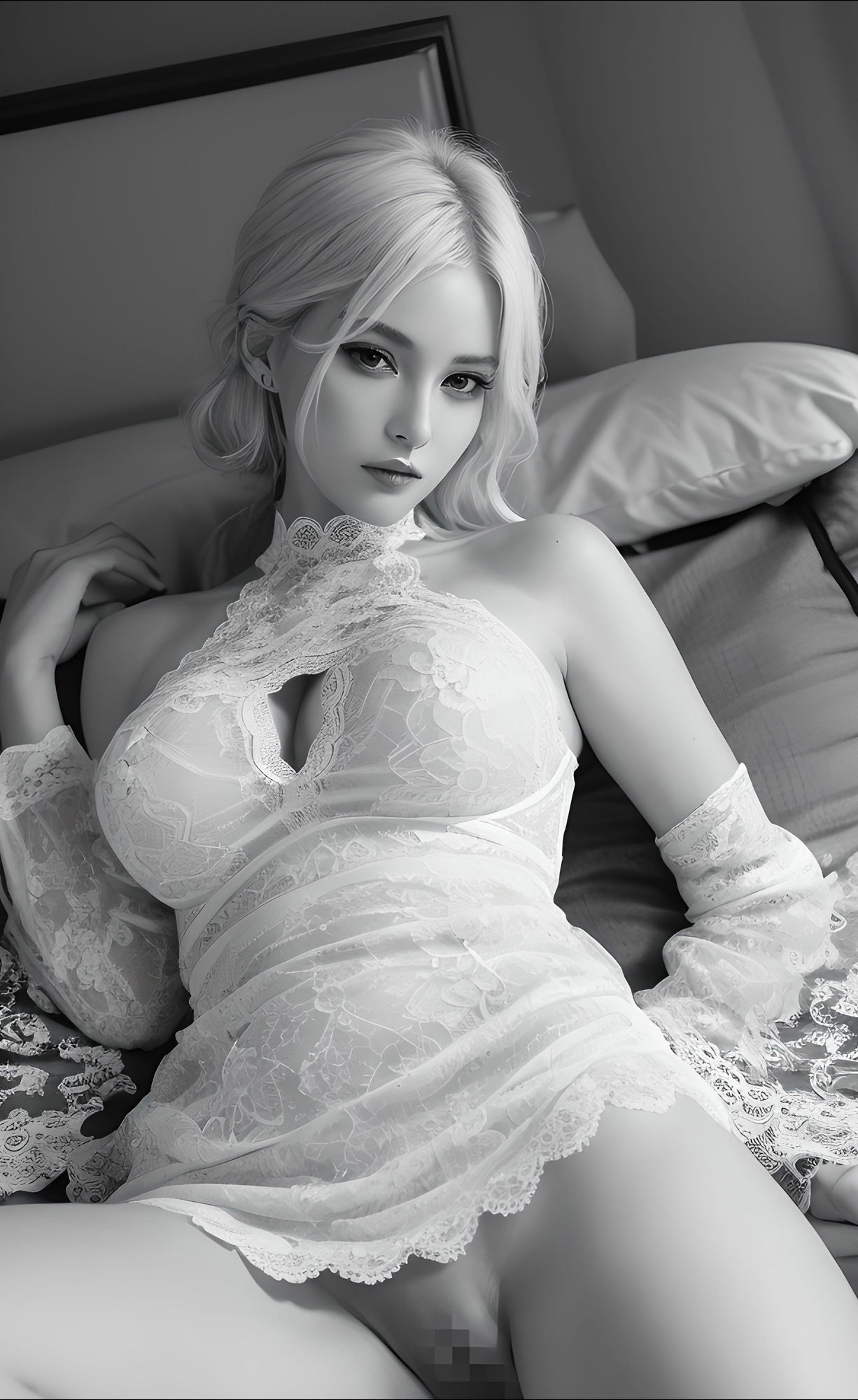 サンプル画像6:GALGALGAL モノクローム  〜美しきレースの美〜(GALGALGAL) [d_567092]