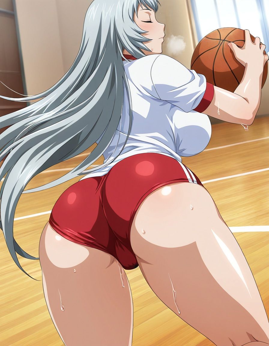 サンプル画像1:爆乳闘士の脱衣バスケ 負けたら当然罰ゲーム！【500枚】(ナオン) [d_567197]