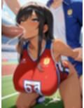 爆乳黒ギャル陸上部！スタジアムでやりたい放題！