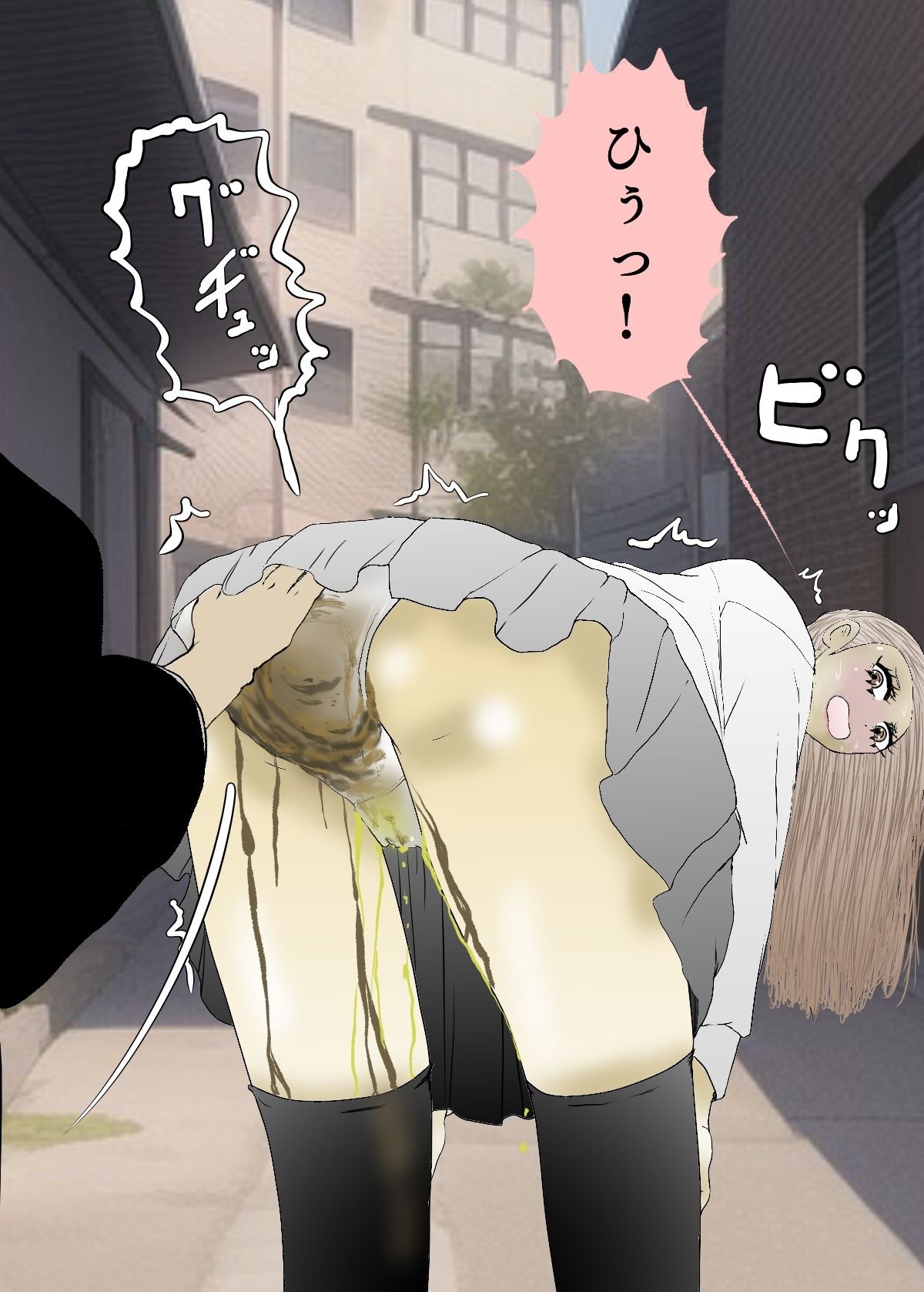 サンプル画像3:便意を催して漏らした先輩 2(山川) [d_567207]