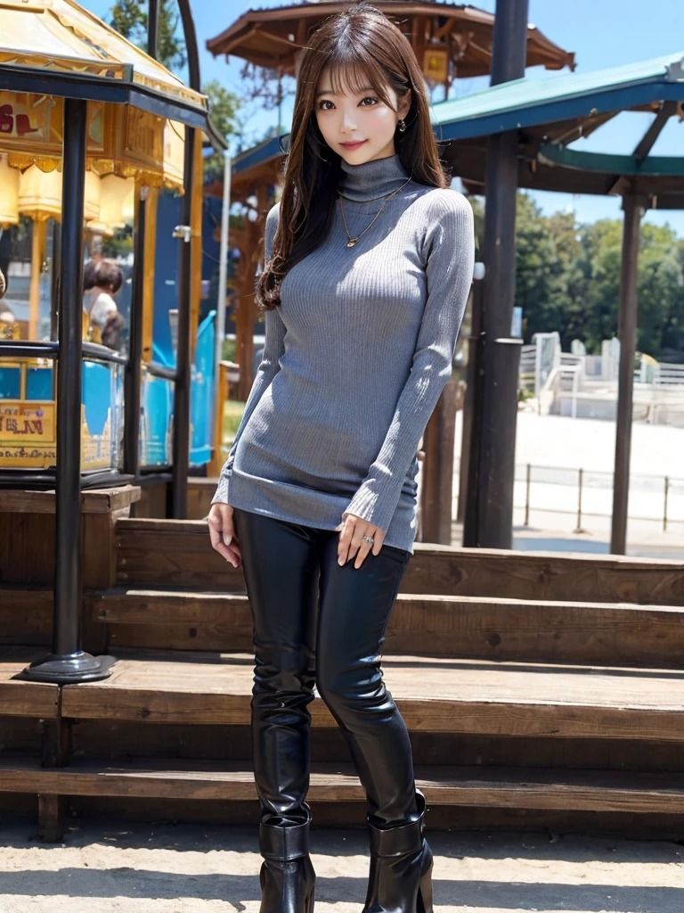 誘惑のチケット:美女と遊園地の午後 画像5