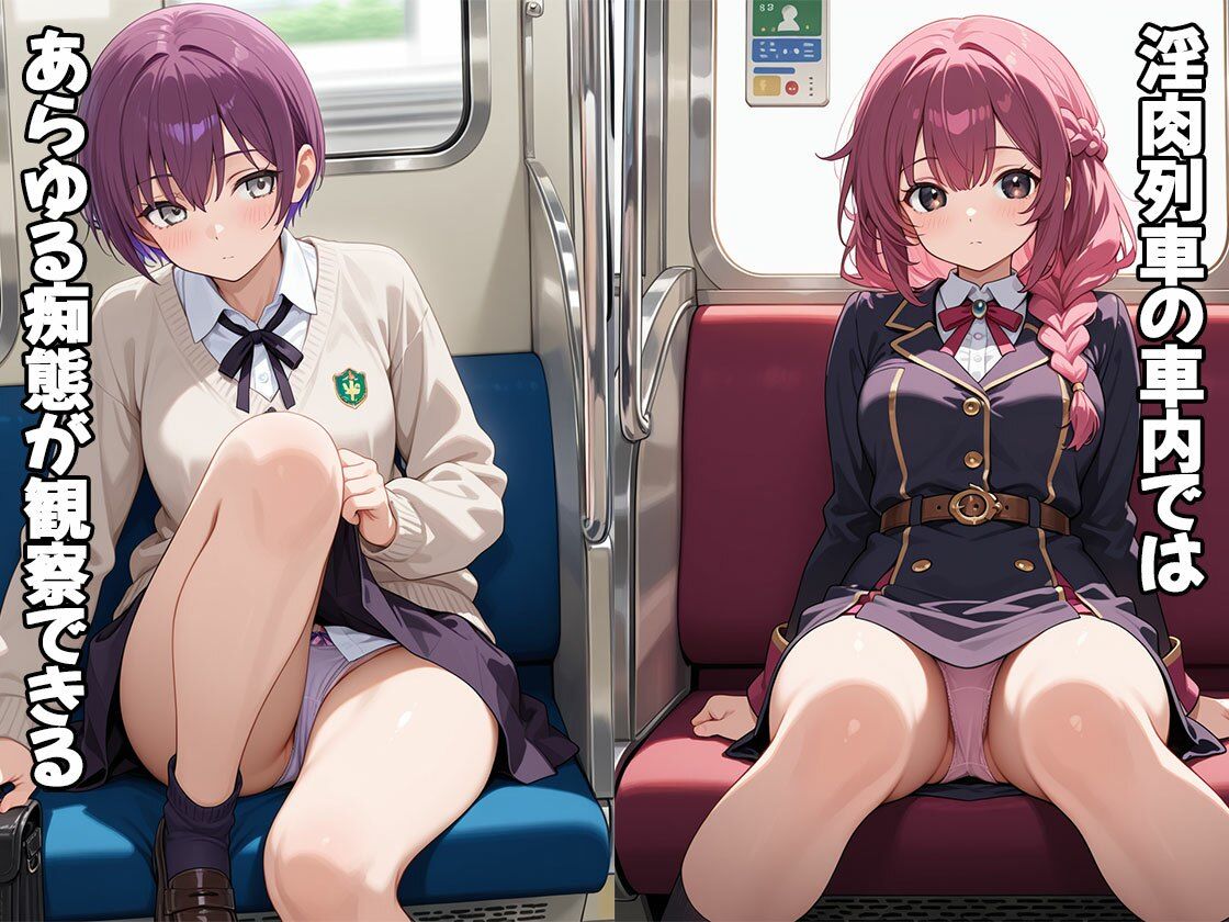 サンプル画像1:淫肉列車〜無防備っ娘・痴〇・淫行〜（CG100枚）(ふぇちずむ) [d_567246]