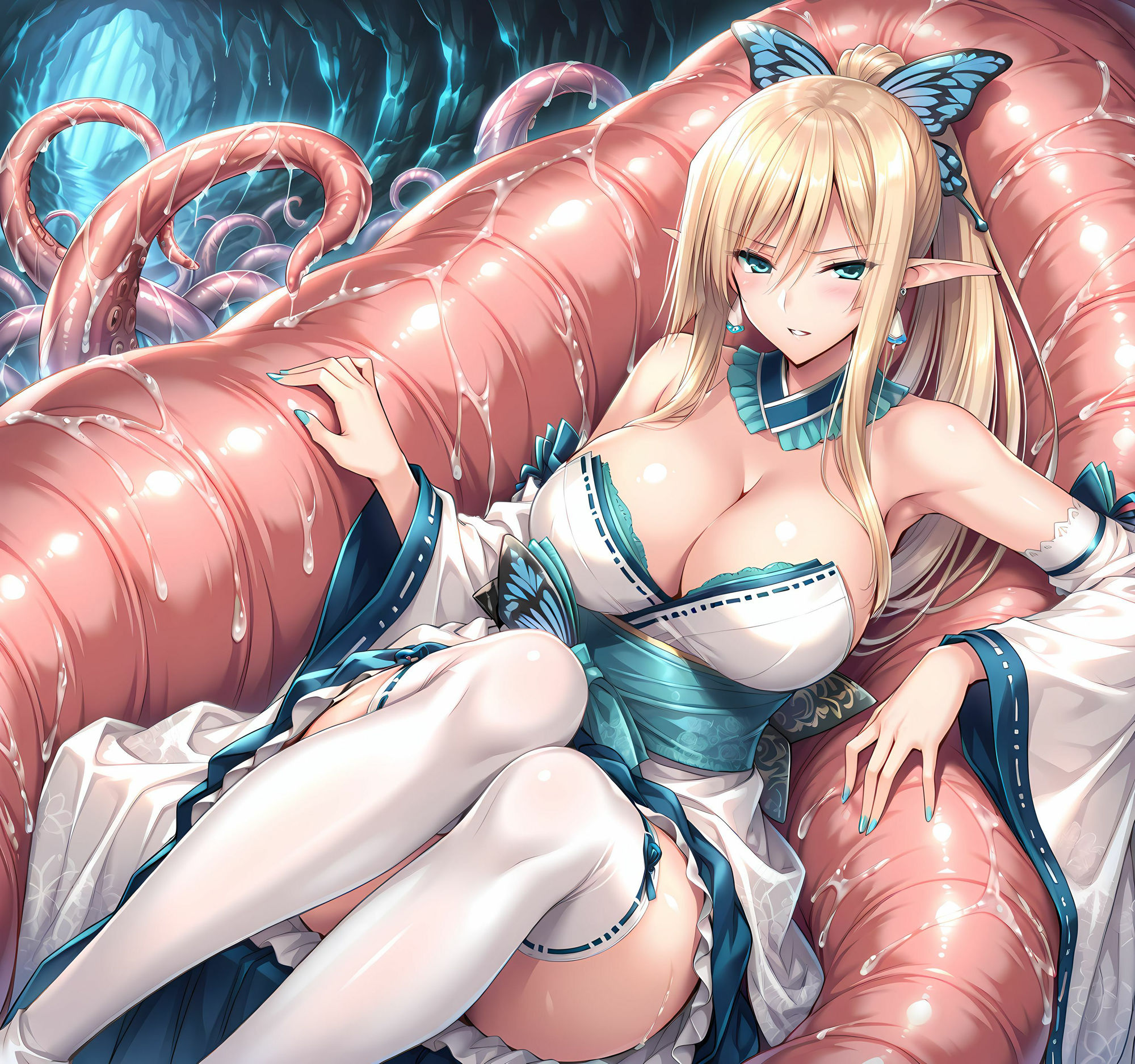 巫女丸呑み悪堕ち・淫魔化搾精 画像3
