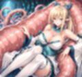 巫女丸呑み悪堕ち・淫魔化搾精
