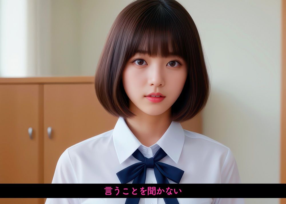 サンプル画像1:（AI動画）ナマイキな学生はこう躾けるべき(いもいもラテ) [d_567297]