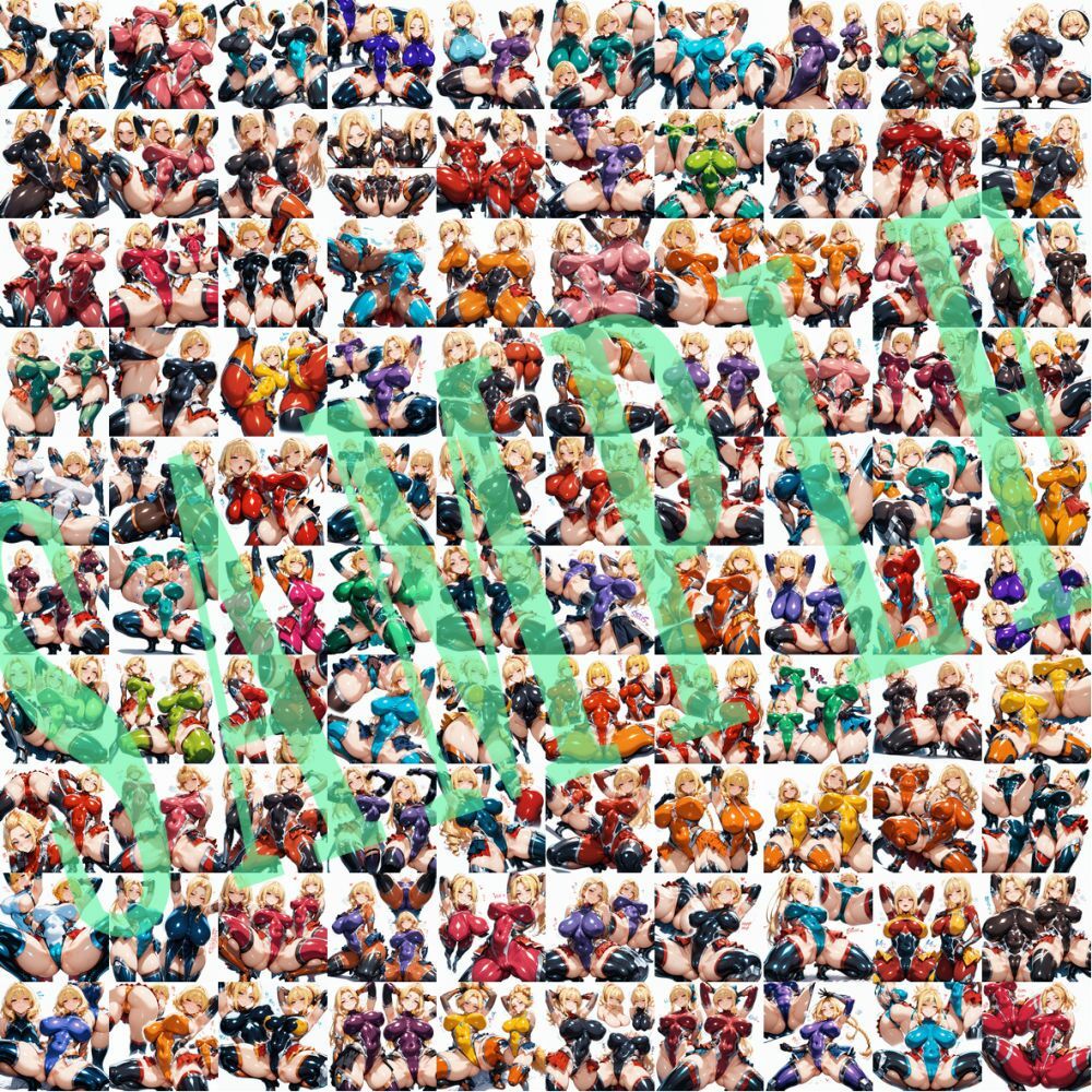 サンプル画像4:オリジナル対魔忍風キャラクターコレクション（Lサイズ）Vol.02(滝ノ川技術研究所) [d_567364]