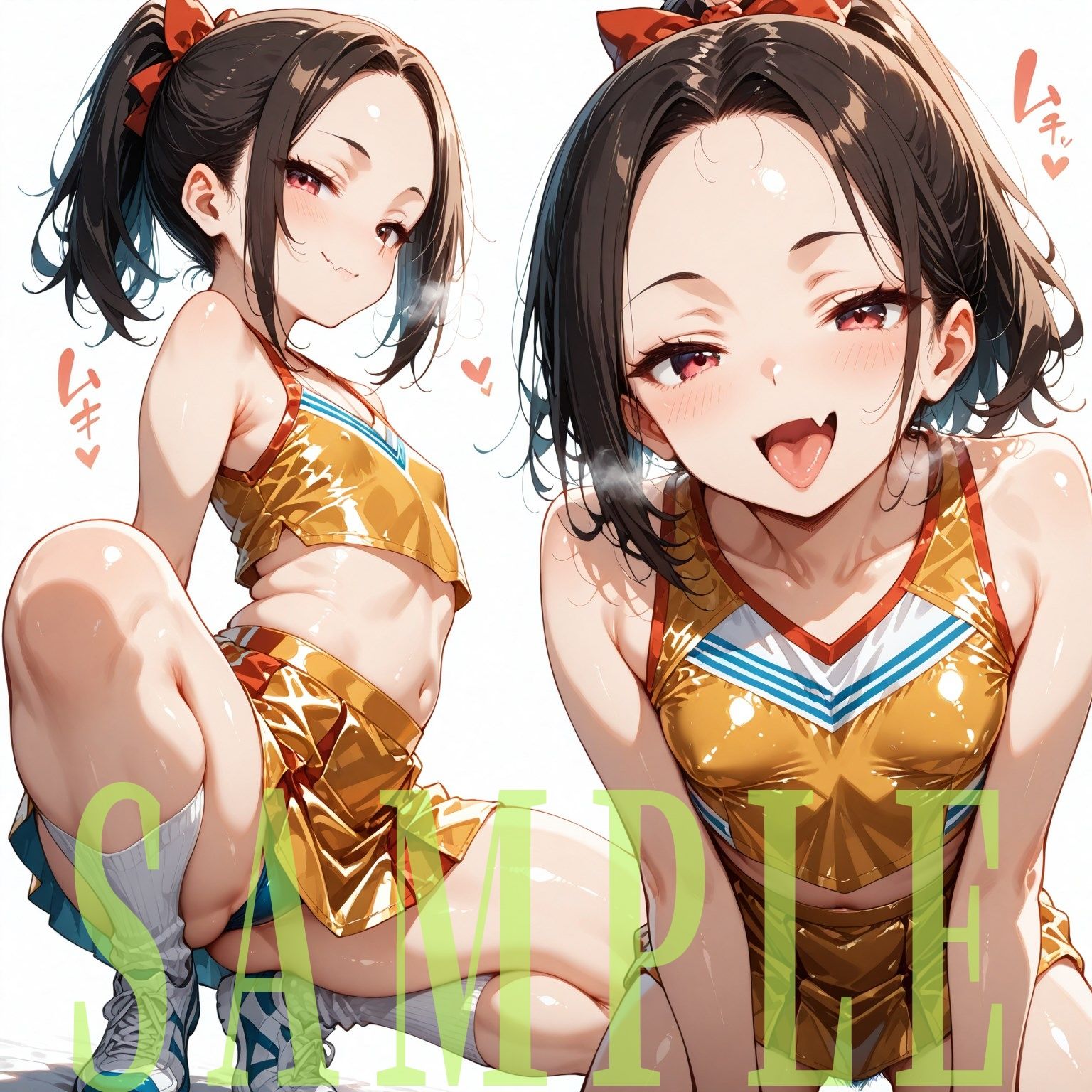 サンプル画像1:チアリーダー衣装キャラクターコレクション（Sサイズ）Vol.01(滝ノ川技術研究所) [d_567372]