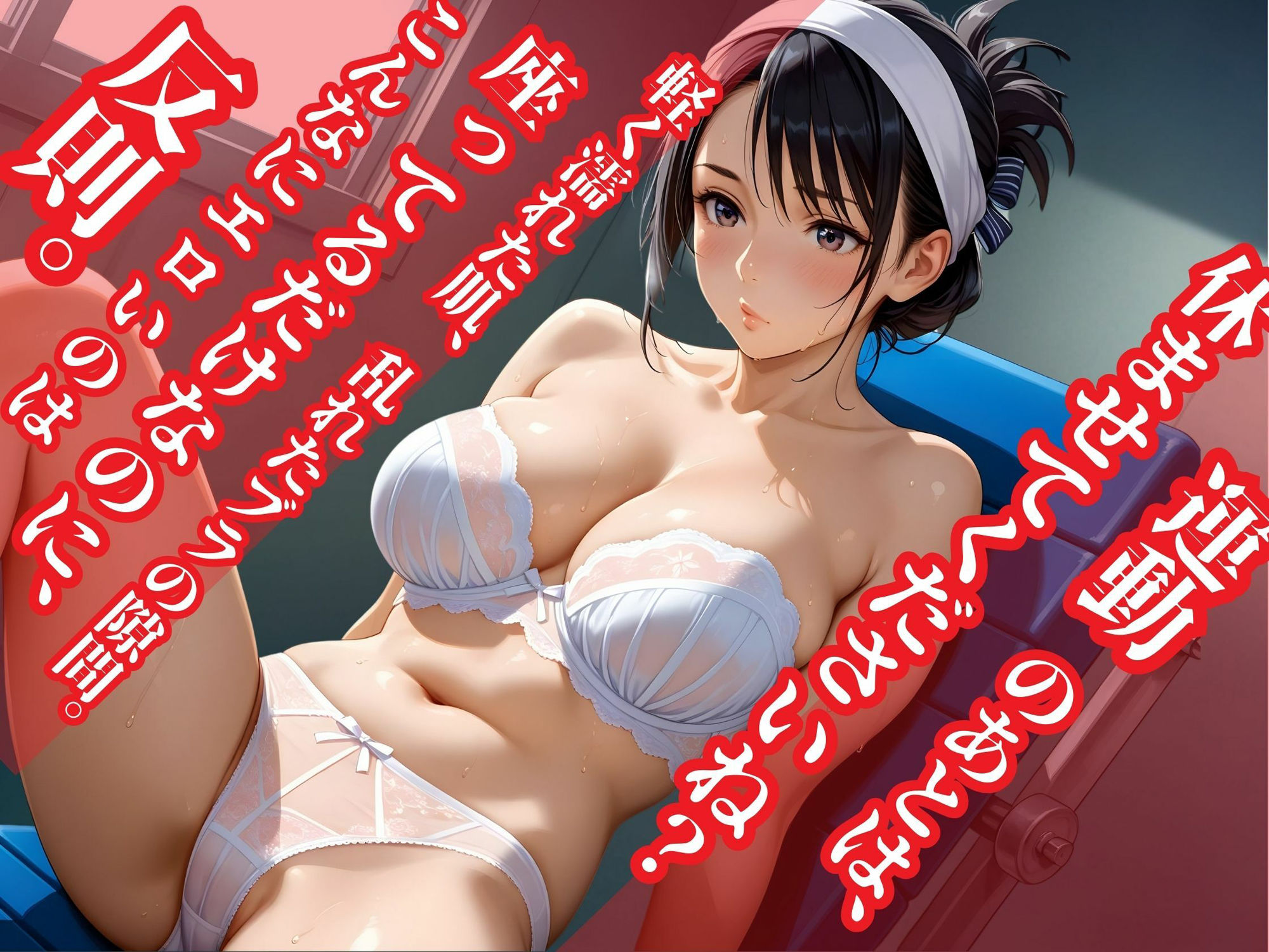 サンプル画像3:旦那には秘密です──巨乳若妻のジム日記、欲望の記録(青春グレーゾーン) [d_567471]