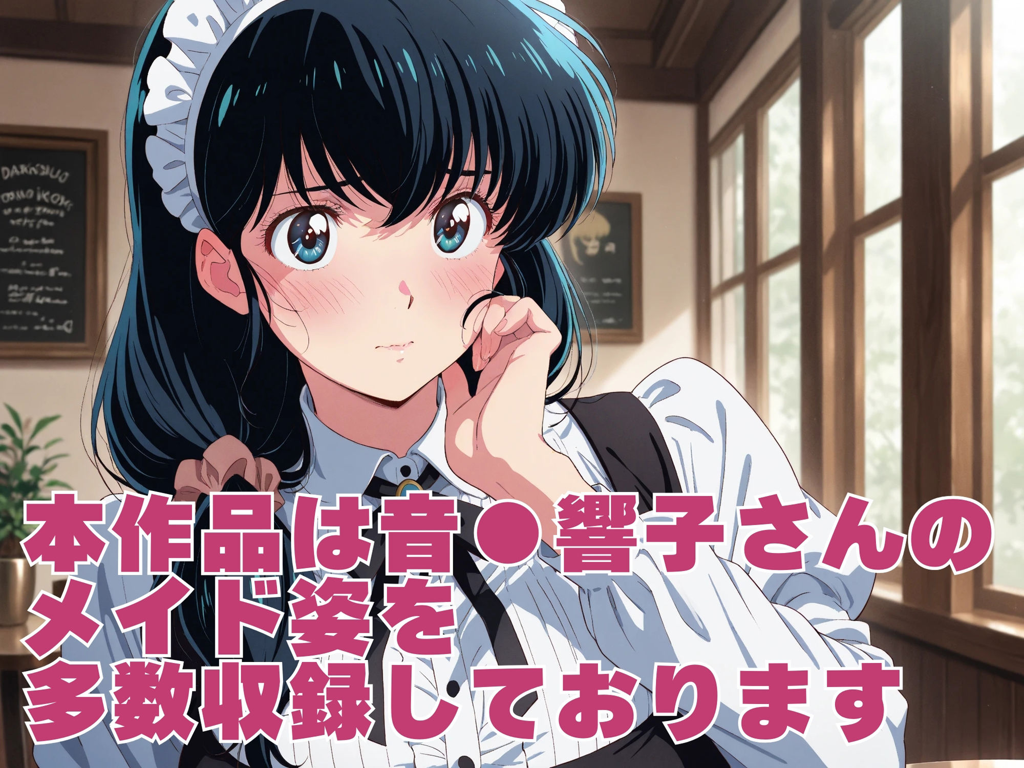 サンプル画像1:【発情ヒロイン】めぞん●刻  音●響子（管理人さん） メイド服編(画像生成マン) [d_567506]