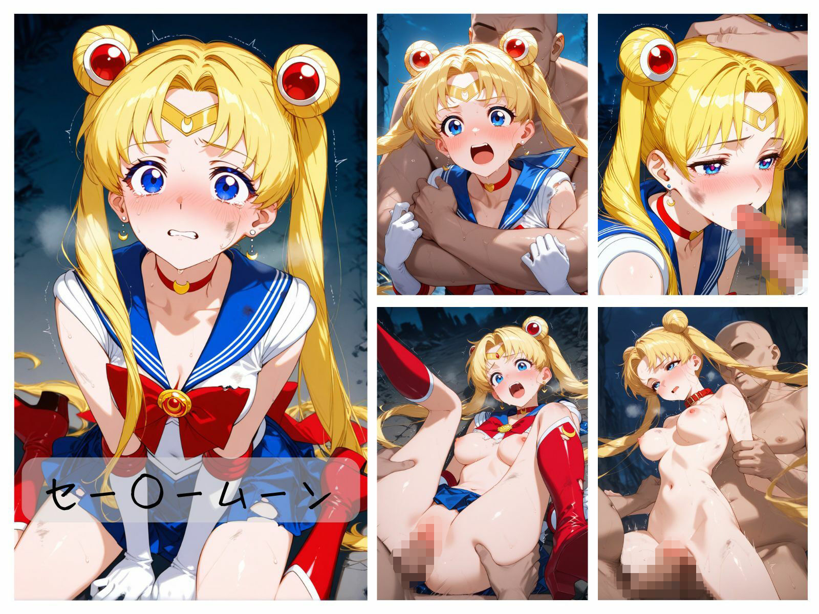 サンプル画像1:美少女戦士敗北まとめ 内部太陽系戦士編(memento森) [d_567534]