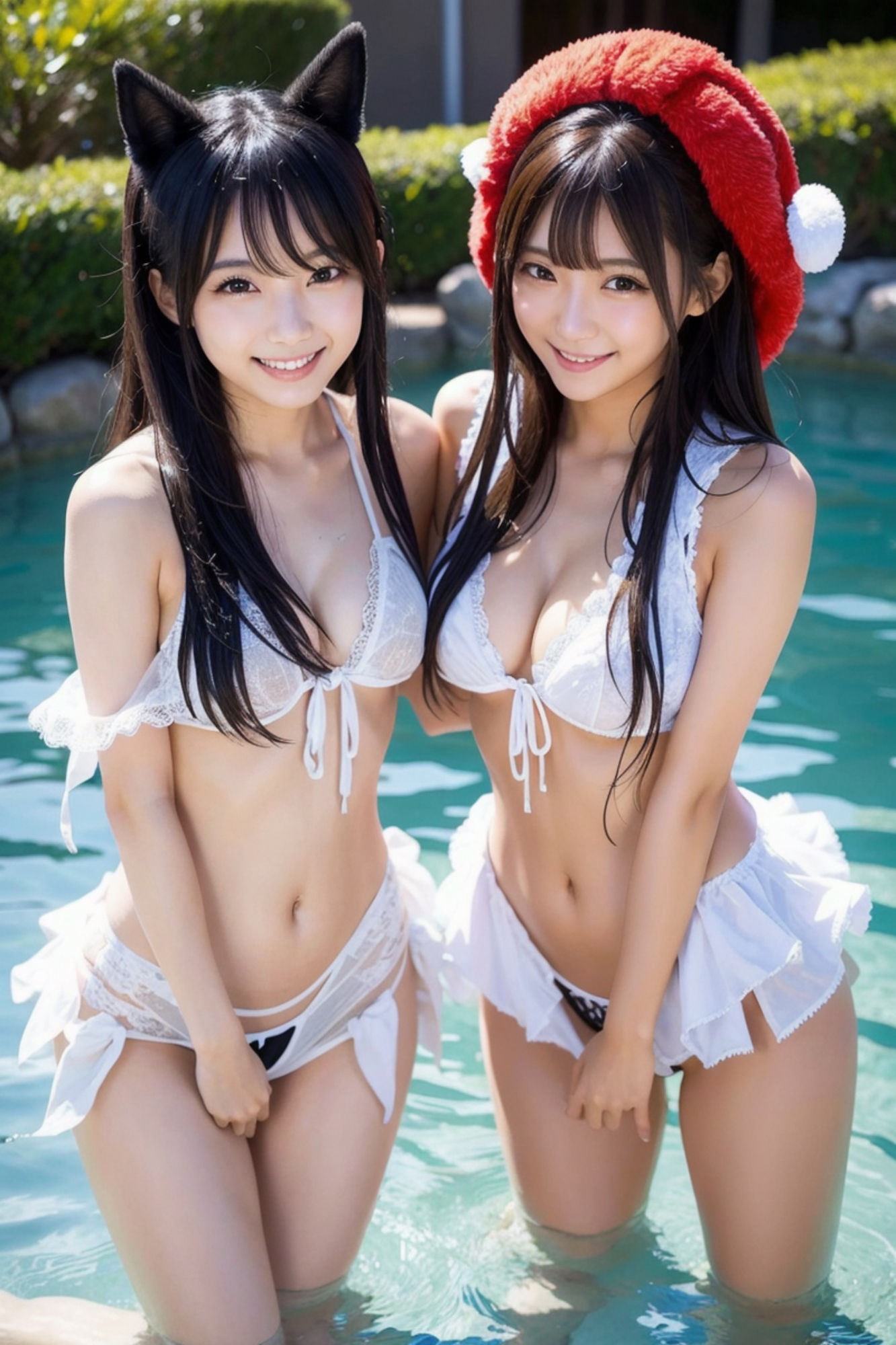 サンプル画像6:プレミアム美少女2人組  水着パート2  画像集(プレミアムとうもころし) [d_567572]