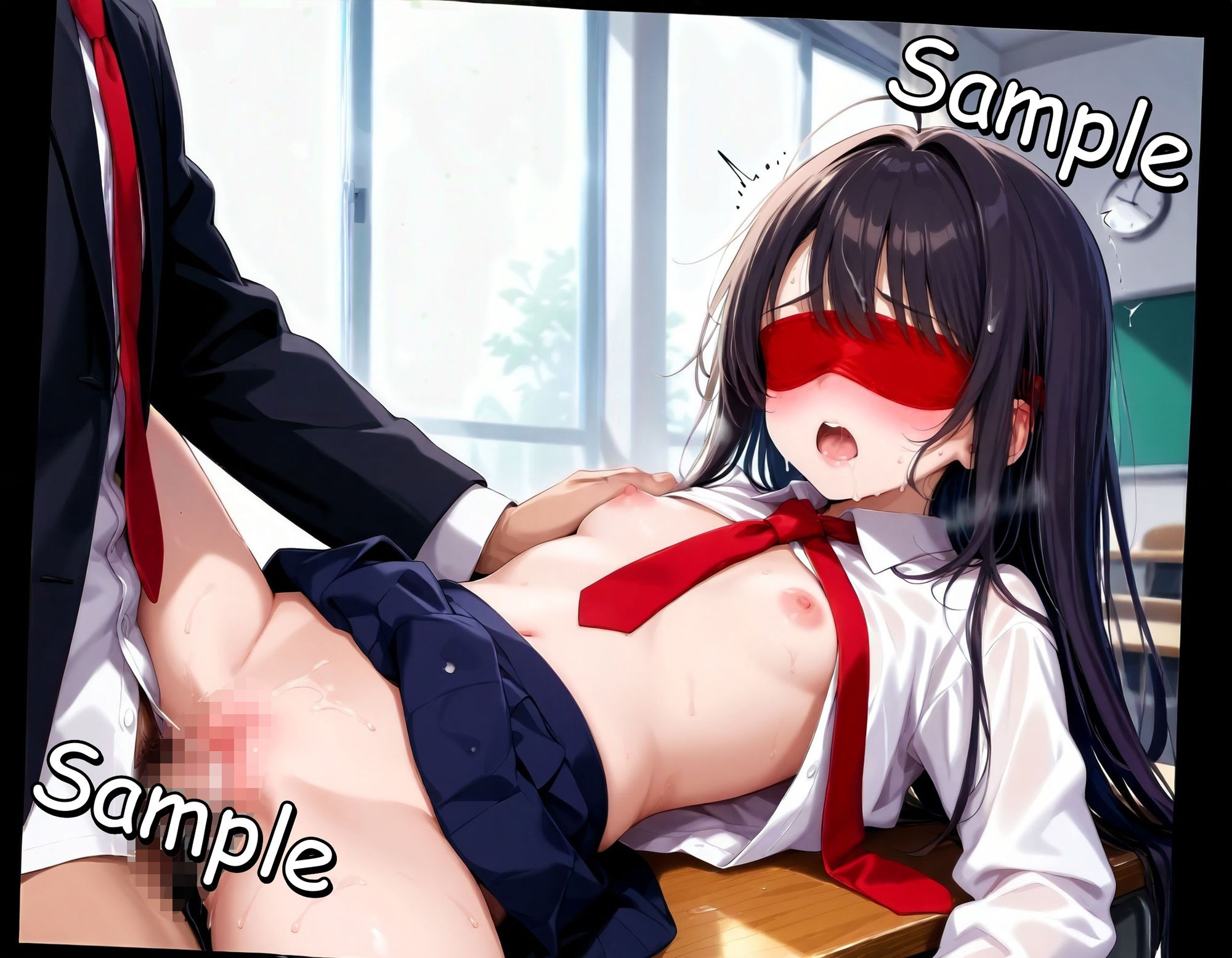 無垢な制服美少女が放課後の教室で集団に汚される話 画像8