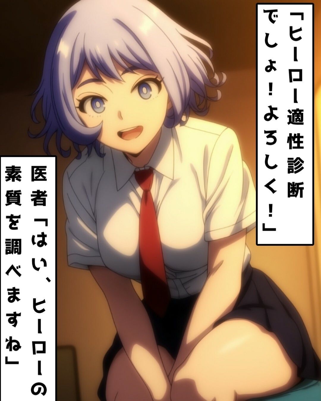 【エロ漫画】英雄適性診断で無理矢理されてしまう波動ね〇れちゃん!【僕のヒーローア〇デミア】1
